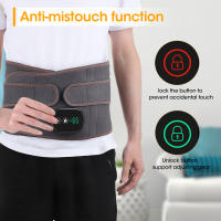 Cinturón de masaje con calefacción eléctrica, modelo privado, calefacción eléctrica, ajenjo, luz roja, cinturón de masaje abdominal, tesoro del palacio cálido. - details 11