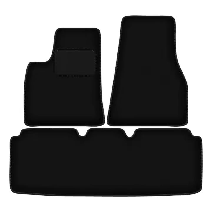 Juego completo de alfombrillas de terciopelo para: Tesla Model S II sedán (2016-) - 1
