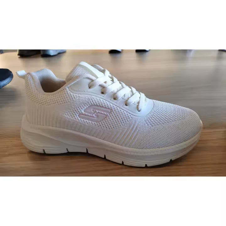 deportivas Modelo 101 Marca PERVERSA  Color BLANCO y suela BLANCA Zapatilla deportiva de Mujer numeracion 36 al 41 Deportivas transpirables para Mujer muy comodas y ligeras para caminar o trabajar - 1