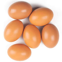 Huevos artificiales de madera lisa, herramienta agrícola para huevos de gallina, accesorios de anidación, 6 piezas - details 5