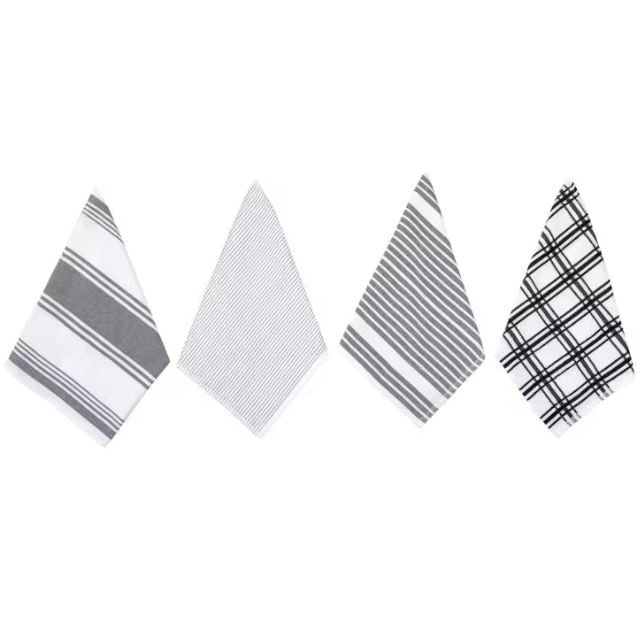Pack de 4 Paños de Cocina Medida de 40x70 cm, Tejido 100% Algodón Toallas de Cocina de Dhestia Home - 1