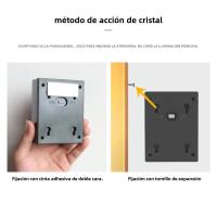 1-6Pcs Luces De Pared Solares LED 2LED Para Jardín Patio Valla Decoración Lámparas Iluminación Seguridad Exterior Impermeable Para Escaleras Y Atriles - details 9