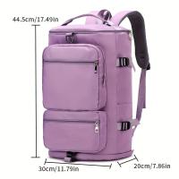 Outdoor Large Capacity Women's Travel Bag, Casual Multifunctional Backpack For Camping, Hiking, Sports Yoga - details 0
