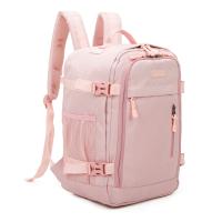 Mochila De Cabina Ryanair 40x20x25cm (20L) Mochila De Viaje Impermeable Para Avión Equipaje De Mano Resistente Mochila Para Senderismo Escolar Trabajo / Negro/ Azul Marino/ Gris/ Rosa - details 2