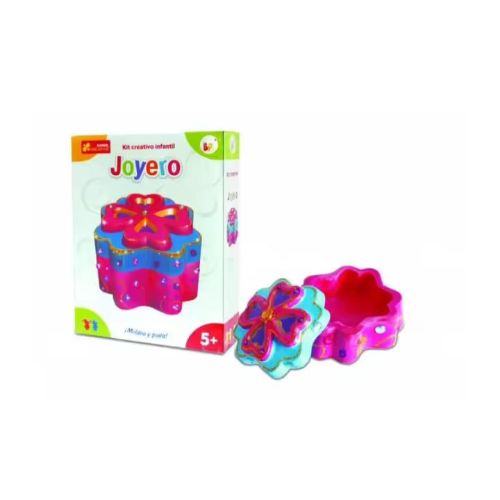 BP Joyero de Escayola - Kit Creativo para Crear y Pintar Tu Propio Joyero de Manualidades - 1