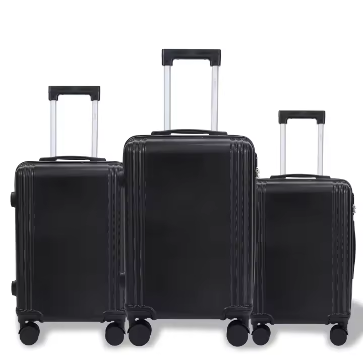S7STAR Conjunto de Maletas de Viaje Elegantes: Carcasa Ligera de ABS, Cerradura Numérica, 4 Ruedas Giratorias 360°, Asa Telescópica de Aluminio Juego de Maletas Set Trolley Maleta Cabina - 1