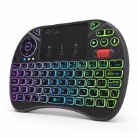Teclado Mini Rii X8+ Con Touchpad Para Android TV Box Smart TV/PC/Ipad Búsqueda De Voz Retroiluminación LED Wireless RU/US - details 1