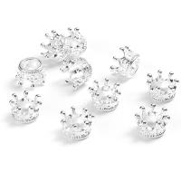 Crown Spacers De Aleación De Latón Para Joyería DIY Pulseras Hechas a Mano Accesorios 6x9/12mm Dorado Y Plateado - details 8
