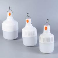 Lámpara De Camping LED Recargable Alta Potencia 200W 80W 60W Con Gancho Portátil Para Emergencias Exteriores BBQ Iluminación De Tenda Bombilla De Lámpara - details 12