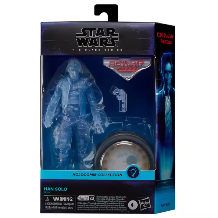 Figura Han Solo Holocomm Collection Star Wars 15cmFigura  Coleccionable - Idea de Regalo- Mercancia Oficial - Juguetes para Niños y Adultos - Movies Fans - Muñeco para Coleccionistas y Exposición - 1