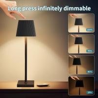 Lámpara De Mesa LED Recargable Por USB Con Interruptor Táctil 3 Colores Para Decoración De Restaurante Sala De Estar Bar Café Iluminación Moderna - details 6