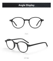 Gafas De Computadora Unisex Ultraligera De Acrílico Bloqueo De Luz Azul Estilo Óptico Moda Pantalla Circular Polímero De Carbono - details 9