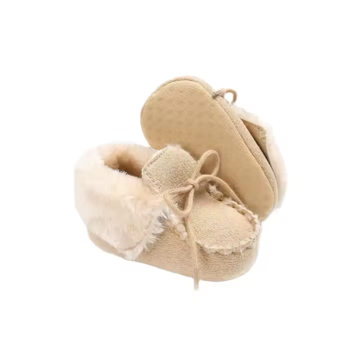 Botas de nieve cálidas de felpa para bebés recién nacidos, niños y niñas, para otoño e invierno - 1