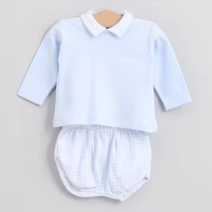 Rapife Conjunto Pack punto estampado de bebé Niño 4814W20 BLUE-16 ropa niños Winter ROYALE CORDONETS - 1