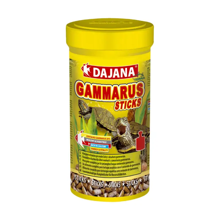 Alimento Gammarus Sticks Dajana 250 ml: Nutrición Natural para Tortugas - CPA - 1