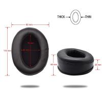 Almohadillas De Espuma Angulares De Repuesto Para Auriculares Brainwavz HM5 ATH-M50X Sony MDR V6 Adecuadas Para Muchos Auriculares - details 2