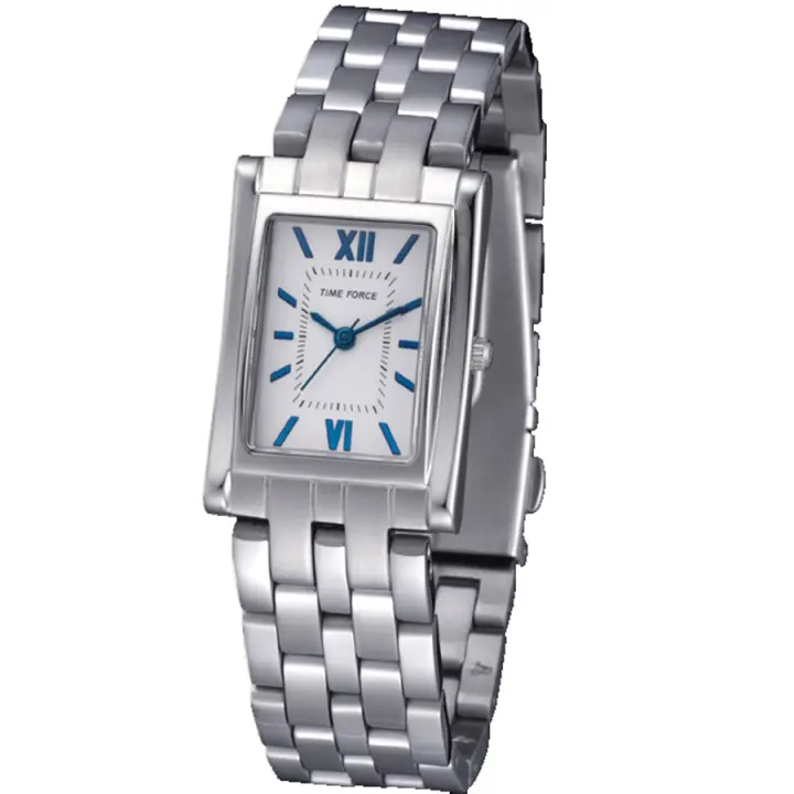 Time Force Tf4044l03m  Reloj Para Para Mujer Color Plateado - 1