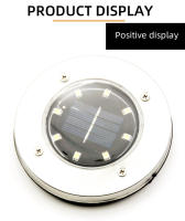 4PCS Lámpara Solar LED Para Jardín Impermeable 4LED/8LED Decoración De Césped Luz Subterránea Para Terraza Patio Estilo Contemporáneo - details 2