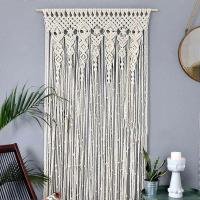 Large Handmade Macrame Cotton Wall Hanging Tapestry for Wedding Backdrop, Indoor/Outdoor Curtain - 90*180cm - details 0