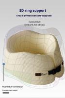 Almohada De Viaje En Forma De U De Memoria Puro Soporte Cervical Para Avión Oficina Siesta Almohadas De Cuello Almohada De Cabeza - details 2
