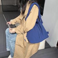Bolso De Hombro Para Mujer Casual De Nylon Vintage Padded Soft Puffer Gran Capacidad Tote Bag Cierre De Cremallera Unisex - details 1