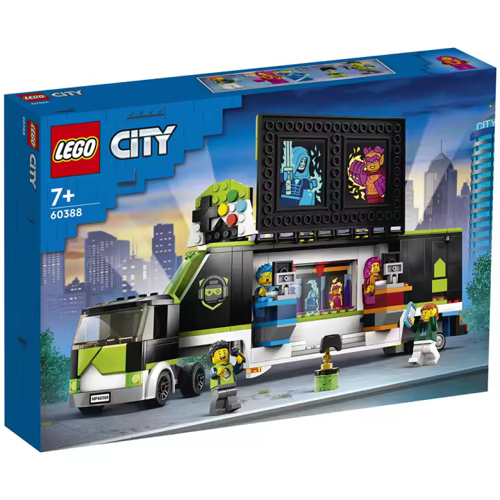 LEGO CITY - CAMIÓN DE TORNEO DE VIDEOJUEGOS, 60388, TIENDA CON LICENCIA OFICIAL - 1