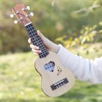 IRIN Ukulele De 17 Pulgadas Madera De Spruce Instrumento Musical De 4 Cuerdas Guitarra Hawaiana Con Bolsa De Almacenamiento Regalos Para Adultos Y Educacional Para Niños - details 5
