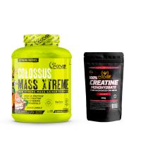 Ganador de Peso King Nutrition Xtreme Series Colossus Mass 3KG Con toppings – Con Digezyme®, Lacprodan®, Creatina, L-Glutamina y Minerales  Alto en Proteína, Sin Azúcares Añadidos + Creatina 200g King - details 0