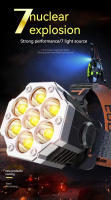 Linterna Frontal Recargable Super Brillante 7LED Impermeable Para Camping Pesca Senderismo Mineria Noche Exterior - details 0
