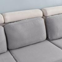 Funda De Sofá Elástica Gruesa En Color Sólido Protector De Muebles Para Sala De Estar Funda De Cojín De Sofá Desmontable - details 24