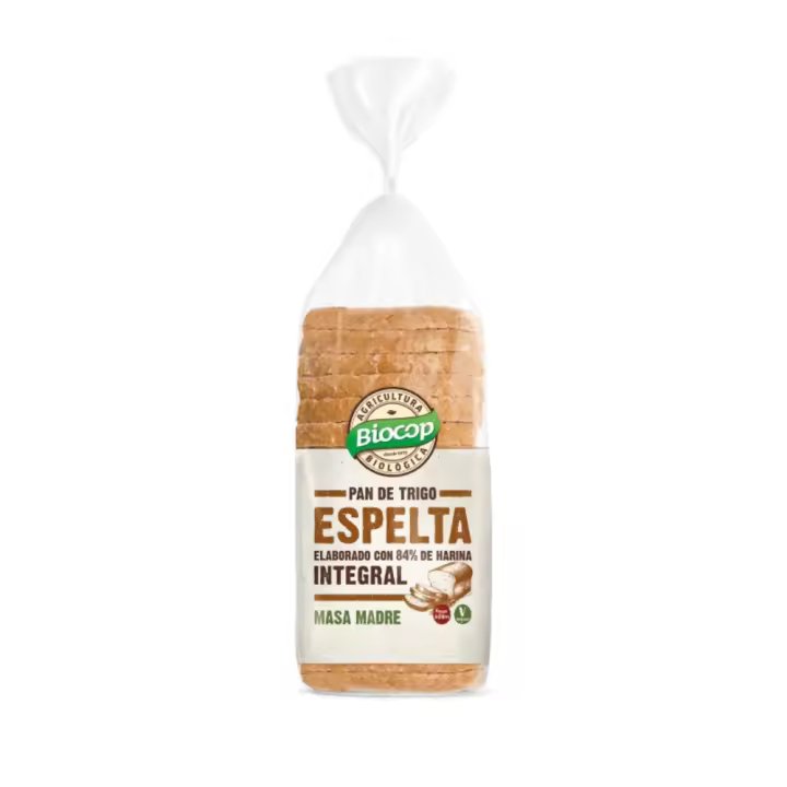 Pan de Trigo Espelta Integral Masa Madre  Packs 2  Una receta saludable, tierna y deliciosa  Biocop - 1