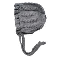 Gorro De Punto Para Bebés Niñas Invierno Con Volante Y Protección De Orejas Ajustable Y Grueso Gorro De Algodón Unisex Para Recién Nacidos Hasta 24 Meses - details 7