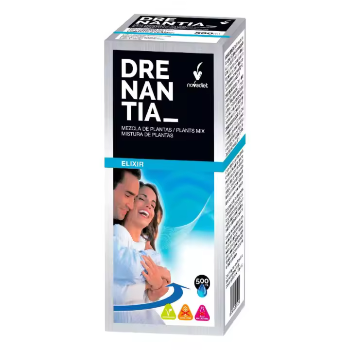 Novadiet Drenantia 500ml - Elimina toxinas y sustancias, ayuda a controlar peso, Celulitis y retención de líquidos - 1