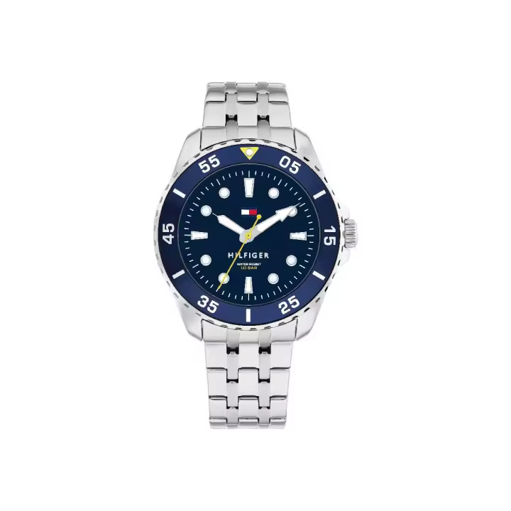 Reloj Tommy Hilfiger Niño Boys Analógico Acero Esfera Azul 1720049 - 1