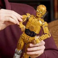 Bloques De Construcción MOC 75398 Space Wars C-3PO Droid Figura De Acción 1140pcs Juguetes Educativos Para Niños Decoración De Hogar - details 0