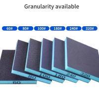 6PCS Esponja De Pulido 60-320 Grit Lavable Y Reutilizable Bloques De Pulido Para Metal Madera Herramienta Abrosiva 120*96*13mm - details 1