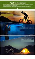 Linterna LED T6 Potente Y Zoomable Para Camping Y Uso Exterior Con Alta Luminosidad Impermeable Y Modos De Iluminación Ajustables - details 10