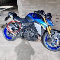 Soporte De Escape Para Suzuki GSXS1000 GSX S1000 F Z FZ Accesorios De Motocicleta Soporte De Muffler Bracket Holder De Aluminio - details 1