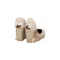 VIGUERA 1939 NATURAL Alpargatas de mujer 35894 25V VALENCIANA CINTAS CUÑA YUTE LINO NATURAL - details 2