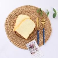 Tazas De Rattan Natural Redondas Hechas a Mano Tapetes De Isolación Para Mesa Accesorios De Decoración De Cocina Estilo Japonés - details 5
