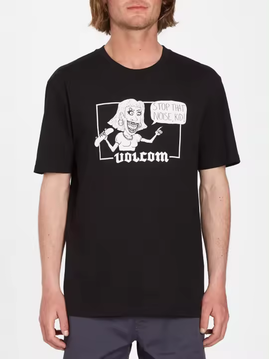 Volcom Karen Black - Camiseta Manga Corta Hombre Algodón Orgánico Suave - Estilo y Comodidad - 1