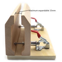 Pinza De Madera Para Costura De Cuero DIY Herramienta De Mesa Portátil QJH Clip Retenedor De Cuero Horizontal Para Manualidades Y Artesanía - details 3