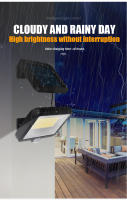 Luz Solar Recargable Con Sensor De Movimiento Exterior 1/4/6 COB Luz De Pared Impermeable Emergencia Calle Jardín Porche LED - details 6