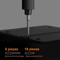 Kit De Destornillador Eléctrico De Precisión Xiaomi Mijia Recargable Con 2 Velocidades Torque 400+ Punta S2 Acero Para DIY En El Hogar - details 5