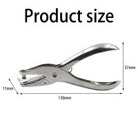 Pulverizador De Agujeros Portátil 3/6mm Para Papel Y Manualidades Metálico Fácil De Usar Suministros De Oficina Y Encuadernación - details 5