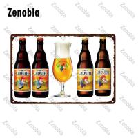 Cartel De Cerveza Vintage De Metal Poster De Vino Placa De Tin Para Decoración De Bar Y Pub Estilo Americano Rectangular - details 15