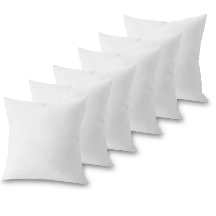 Various Relleno de Cojín 40x40 cm,45x45cm,50X50cm,40x60cm,50x70m,60x60cm (1/2/4/6 Unidad) para Sofá o Cama, con Relleno Fibra Virgen Hueca Siliconada, Suave e Indeformable, Resistente al Uso y a Lavados - 1