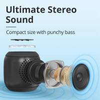 Altavoz Bluetooth Portátil Tronsmart T7 Mini Music Box with Light, Máximo 20W Stereo Sound, Bluetooth 5.3, IPX7 Water Protection, Bass Wireless Box, Built-in Microphone, 18 Hours Battery, for Party, Travel, Sports - details 2