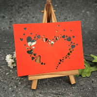 Cortadores De Forma De Corazón En Forma De Corazón Para Manualidades DIY Álbum De Fotos Cartelería De Cumpleaños Papel - details 15