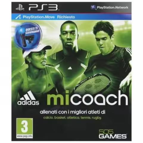 Adidas miCoach (Move) Juego para Consola Sony PlayStation 3 PS3 - 1